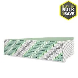 (Common: 1/2 in × 4 ft x 8-ft; Actual: 0.5 in × 4 ft × 8 ft) Mold Defense Drywall Panel
