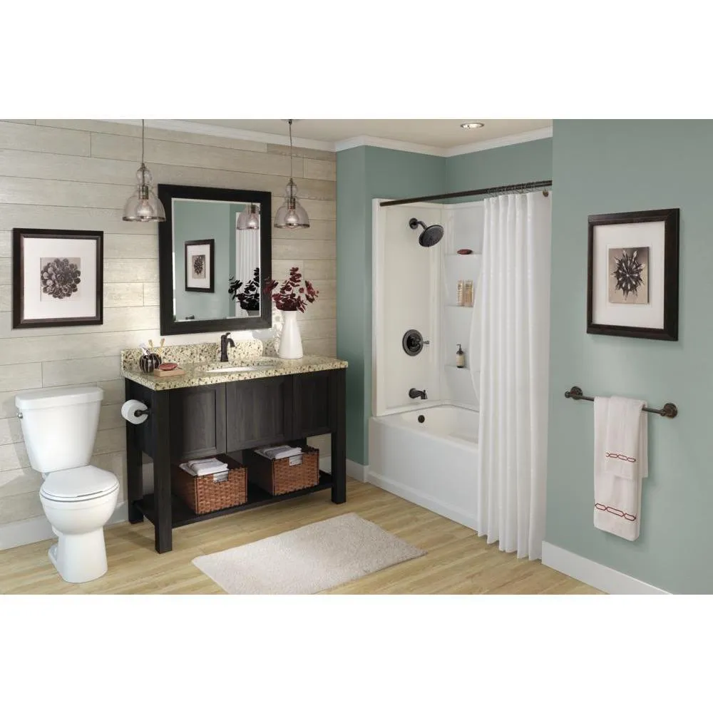 Porter Single-Handle 3-Spray Tub and Shower Faucet in Oil Rubbed Bronze (Valve Included), photo 9 of 11