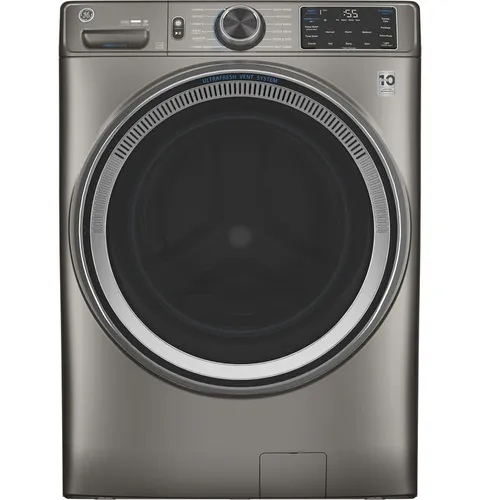 4.8 cu. ft. Satin Nickel Front Load Washing Machine with OdorBlock UltraFresh Vent System with Sanitize and Allergen