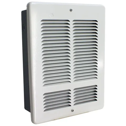 W 240-Volt 1000-500-Watt Wall Heater in White