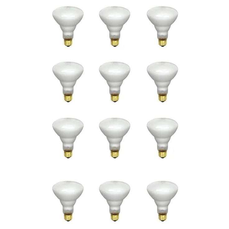 Feit Electric 65-Watt Soft White Dimmable Incandescent BR30 Flood Light Bulb Maintenance Pack (12-Pack), photo 2 of 6