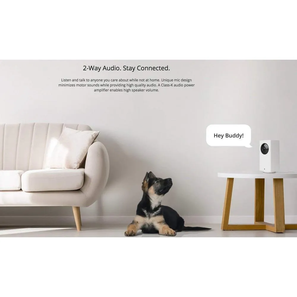 Wyze 1080p WyzeCam Pan/Tilt/Zoom Wi-Fi Indoor Smart Home Camera, Night Vision, 2-Way Mic, Alexa Ready, 14 Day Cloud, photo 2 of 7