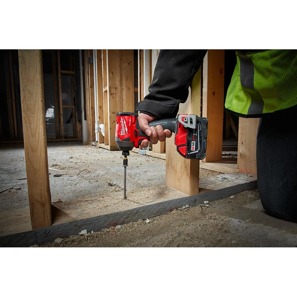 M18 FUEL 18-Volt Lithium-Ion Brushless Cordless Hammer Drill Driver/Impact Driver/Impact Wrench Kit with 4-Batteries, photo 15 of 15