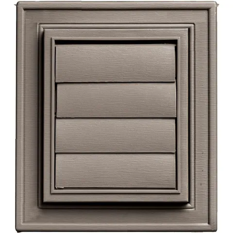 Square Exhaust Siding Vent #008-Clay