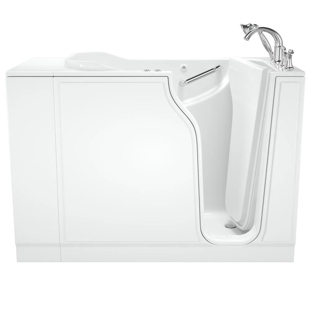 Gelcoat Value Series 52 in. Righ Walk-In Whirlpool and Air Bath Bathtub in White, photo 4 of 16