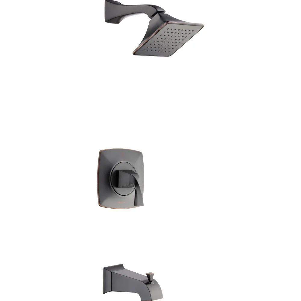 Leary Curve Single-Handle 1-Spray Tub and Shower Faucet in Brushed Nickel (Valve Included), photo 3 of 3