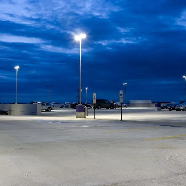 Commercial Electric 1200-Watt Equivalent, 18000 Lumens, Integrated LED Area Light and Flood Light, Dusk to Dawn Outdoor Light (2-Pack), photo 7 of 11