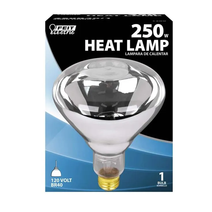 Feit Electric 250-Watt BR40 Dimmable Incandescent 120-Volt Heat Lamp Soft White (2700K) HID Light Bulb, photo 4 of 4