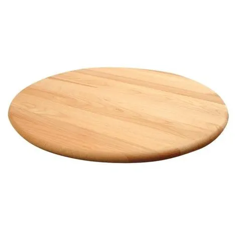 1-Tier Wood Full Circle Tabletop Lazy Susan