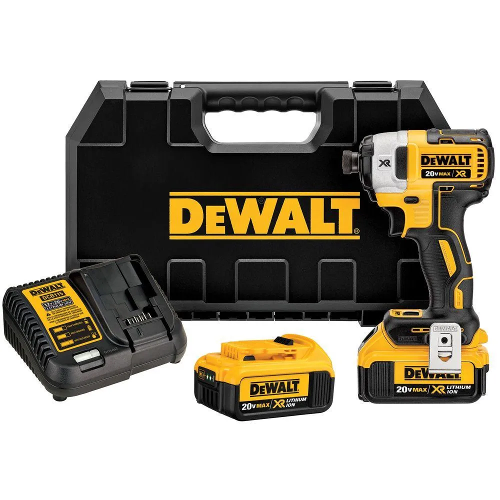 DEWALT 20-Volt MAX XR Lithium-Ion Cordless Brushless 3-Speed 1/4 in. Impact Driver (Tool-Only), photo 10 of 10