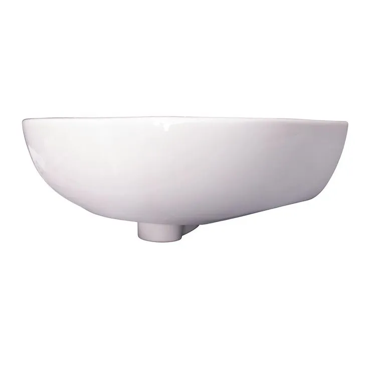 Barclay Products Compact 450 Wall-Hung Bathroom Sink in White, photo 6 of 6
