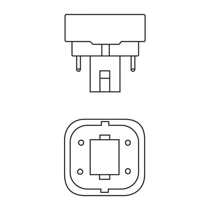 Philips 13-Watt (G24q-1) PL-C 4-Pin Energy Saver CFL (Non-Integrated) Light Bulb Cool White (4100K), photo 2 of 3