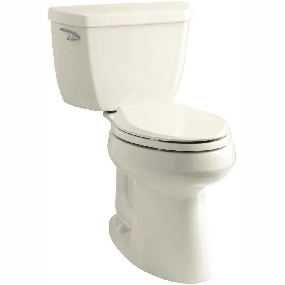 Highline Classic Comfort Height 2-piece 1.28 GPF Single Flush Elongated Toilet in Black Black, Seat Not Included, photo 6 of 8