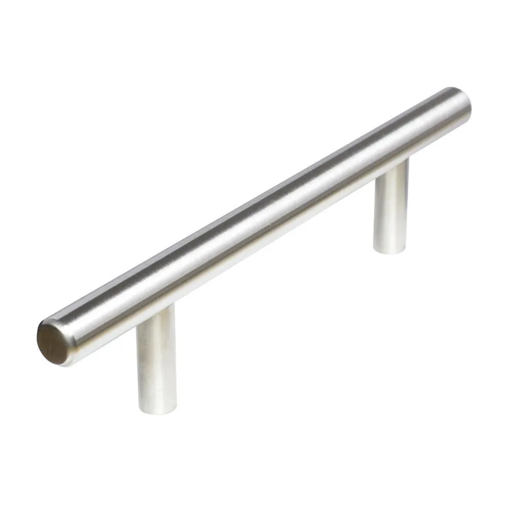 South Main Hardware 3.5 in. (89 mm) Center-to-Center Stainless Steel Slim-Style Modern Euro Bar Cabinet Pull (25-Pack), photo 11 of 12