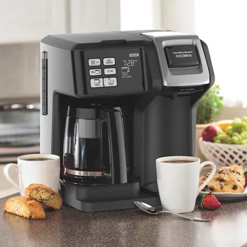 Hamilton FlexBrew 12-Cup Black Residential Drip Coffee Maker