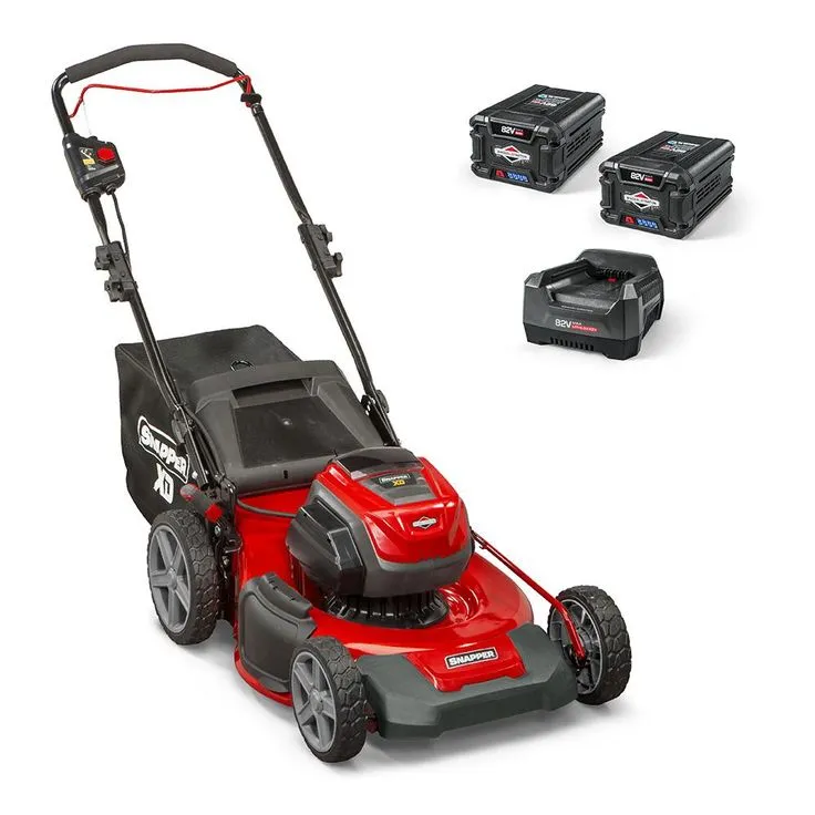 Snapper XD 82-Volt MAX Cordless Electric 21 in. Lawn Mower Kit with (2) 2.0 Batteries and (1) Rapid Charger, photo 4 of 10
