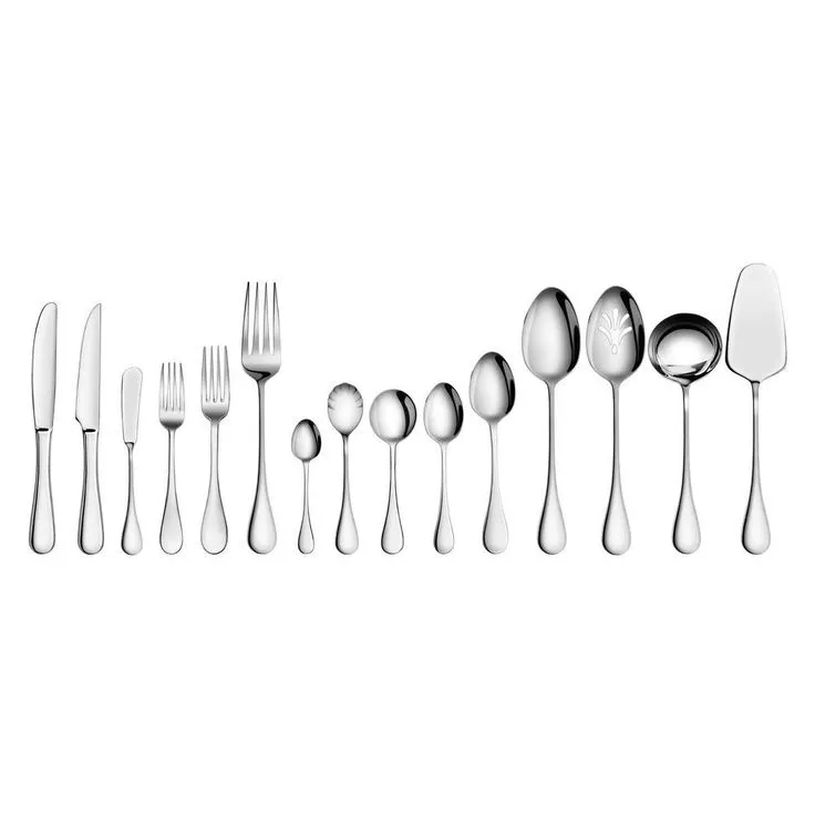 Rain 103-Piece 18/10 Stainless Steel Flatware Set Service for 12, photo 5 of 7