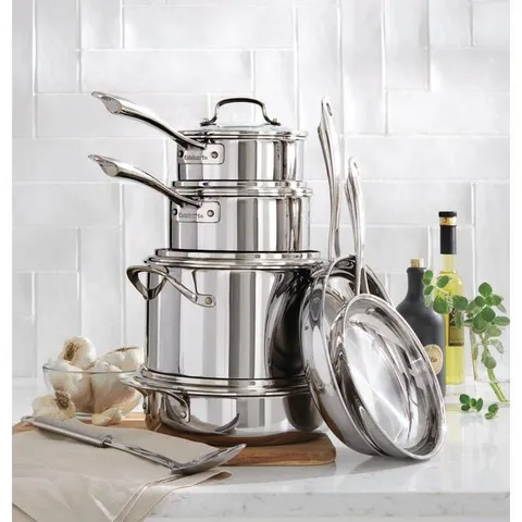 MultiClad 10-Piece Stainless Steel Cookware Set