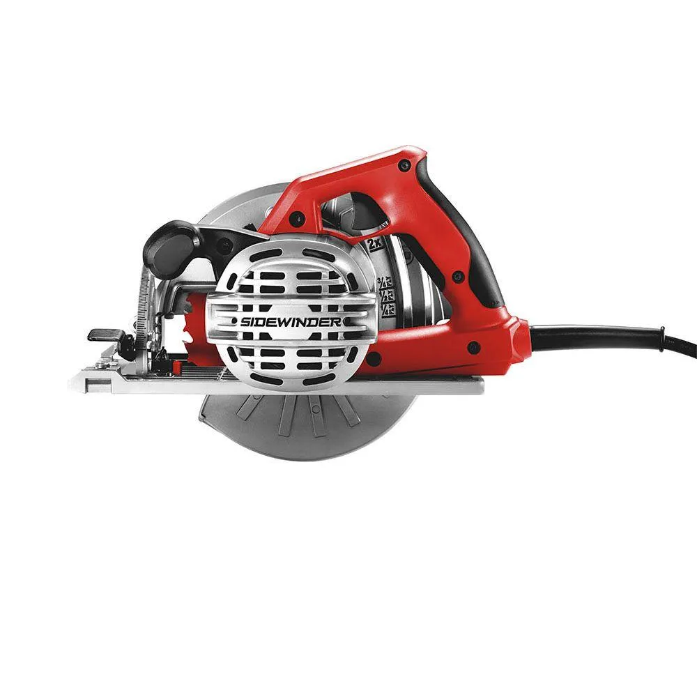 SKILSAW 15 Amp Corded Electric 7-1/4 in. Magnesium SIDEWINDER Circular Saw with 24-Tooth Diablo Carbide Blade, photo 8 of 9