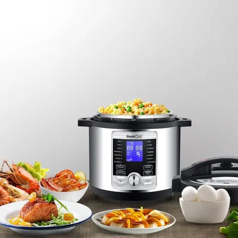 6 Qt. Stainless Steel 17-in-1 Multi-Use Electric Pressure Cooker with Stainless Steel Inner Pot