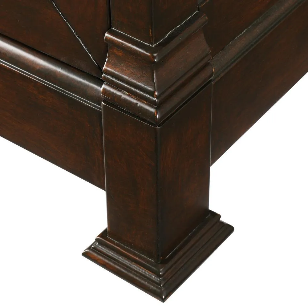 Andover 18 in. W x 65 in. H x 16 in. D Bathroom Linen Storage Tower Cabinet in Dark Cherry, photo 6 of 7