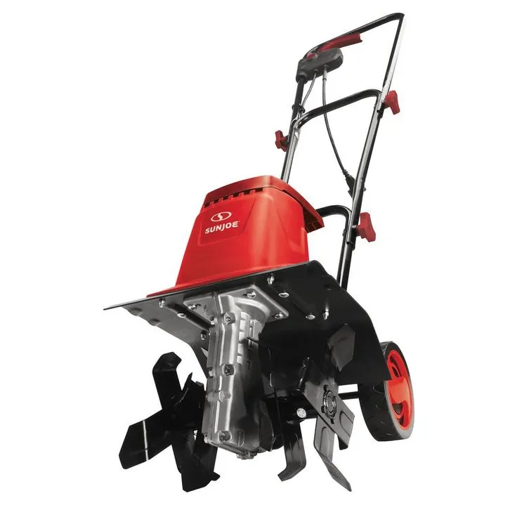 Sun Joe 12 in. 8 Amp Electric Garden Tiller/Cultivator in Red, photo 2 of 2