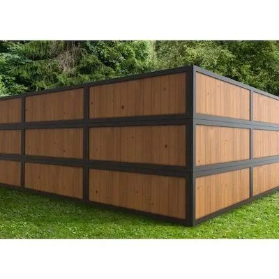 Freedom Ready-to-Assemble Bexley 6 ft high · 6 ft wide White Vinyl Fence Panel