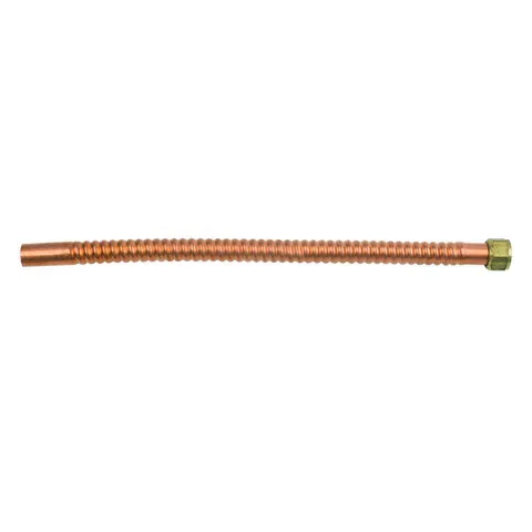 3/4 in. FIP x 3/4 in. Nominal Male Sweat x 18 in. Copper Water Heater Connector