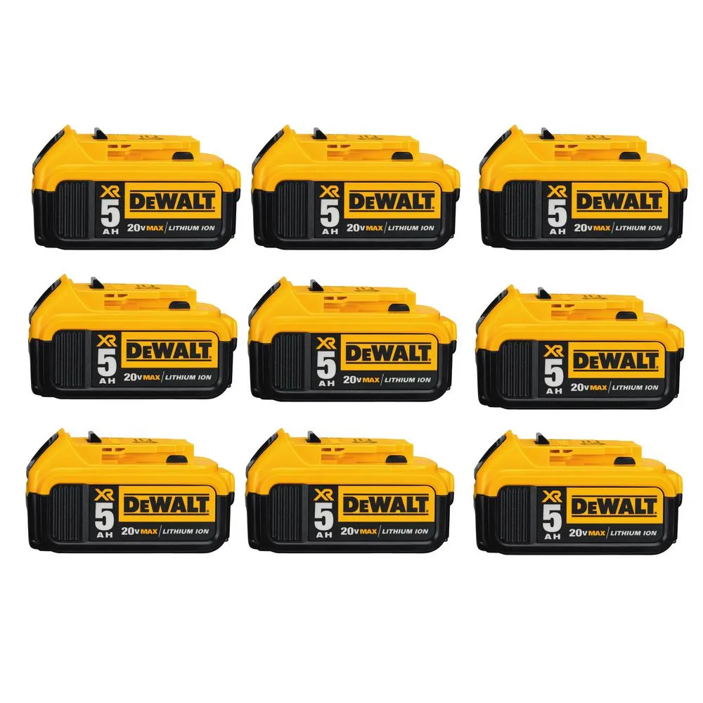 DEWALT 20-Volt MAX XR Premium Lithium-Ion 5.0Ah Battery Pack, photo 24 of 26