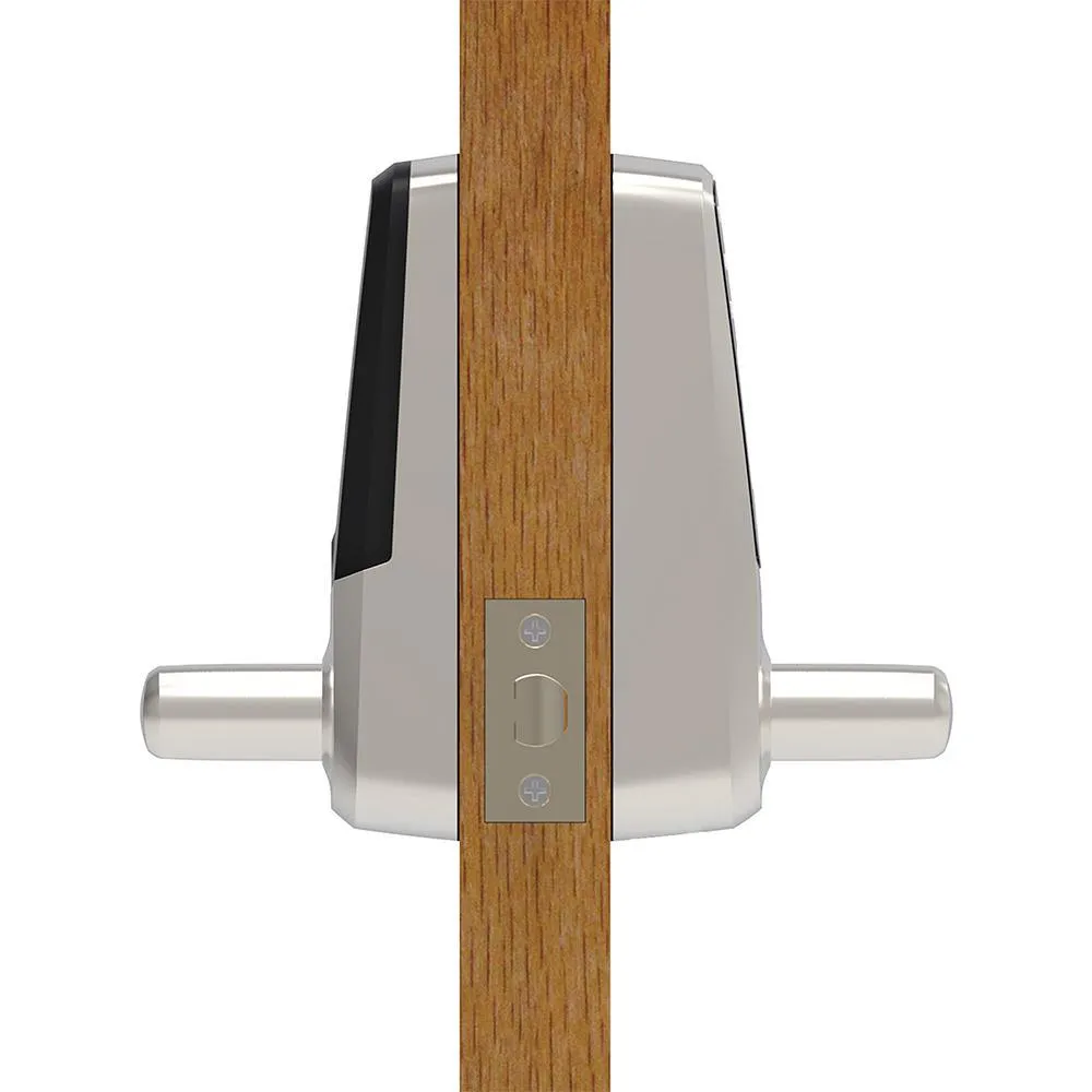 Ultraloq Satin Nickel Bluetooth Enabled Fingerprint and Touchscreen Smart Door Lock, photo 2 of 12