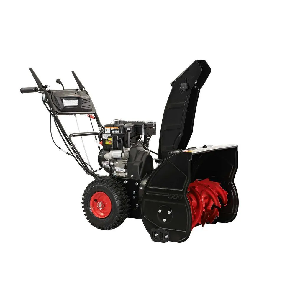 24 in. Two-Stage Gas Snow Blower with Electric Start, photo 6 of 11