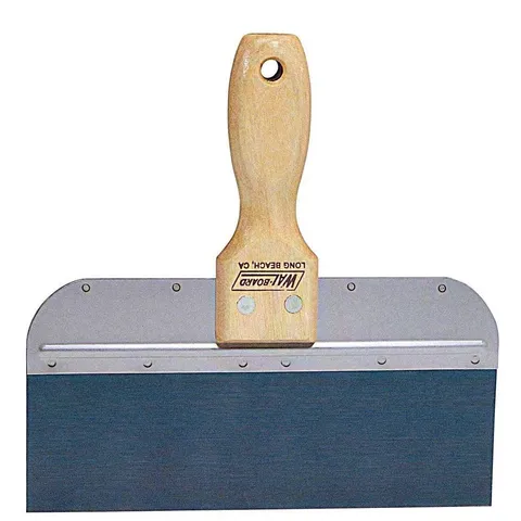 8 in. Blue Steel Taping Knife with Wood Handle