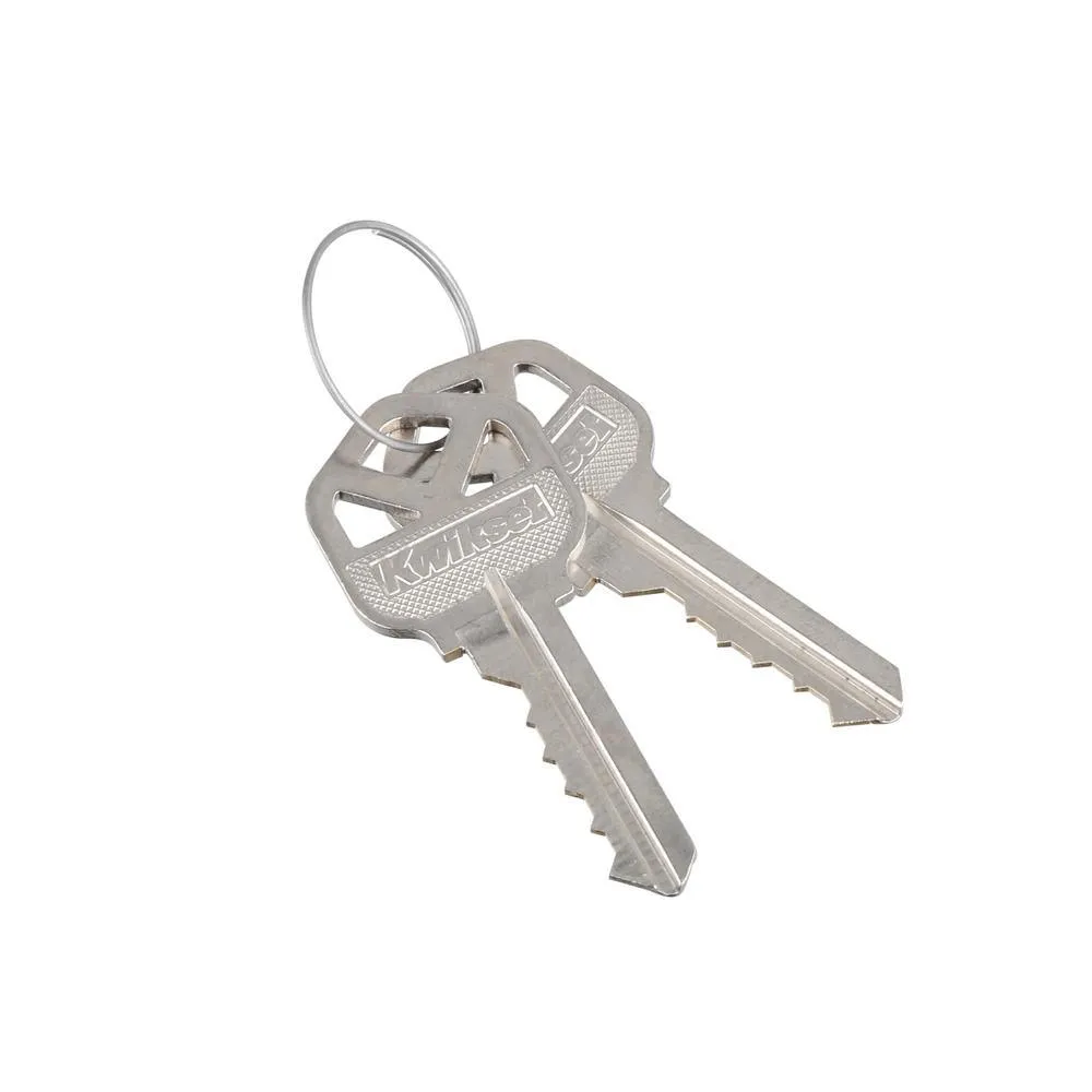Kwikset 816 Series Satin Nickel Single Cylinder Key Control Deadbolt featuring SmartKey Security, photo 2 of 14