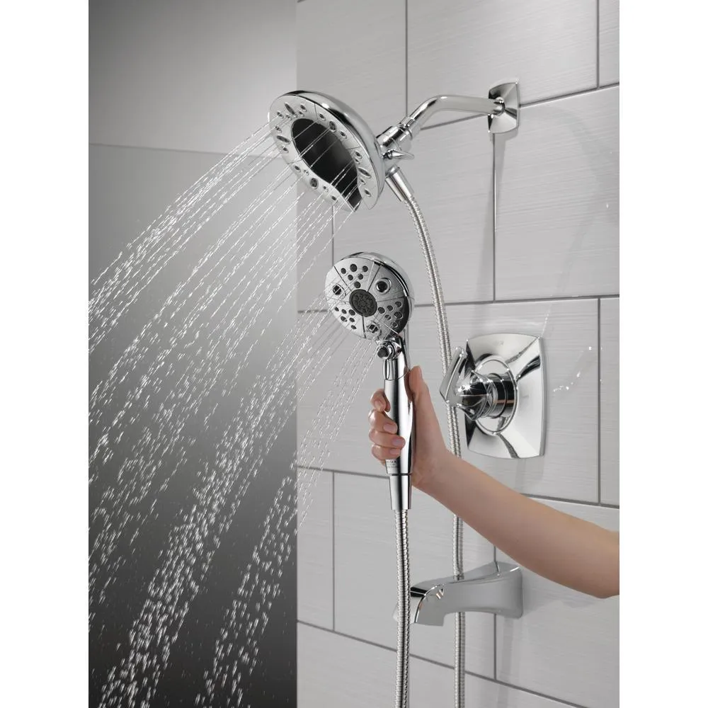 Vesna In2ition 2-in-1 Single-Handle 5-Spray Tub and Shower Faucet in Chrome (Valve Included), photo 2 of 16