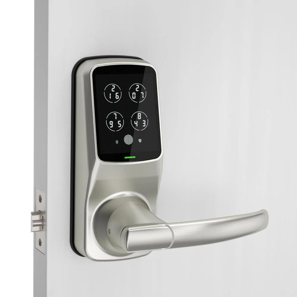 Lockly Secure PRO Satin Nickel Smart Lock Latch with 3D Fingerprint and Wi-Fi (Works with Alexa and Google Home), photo 5 of 9
