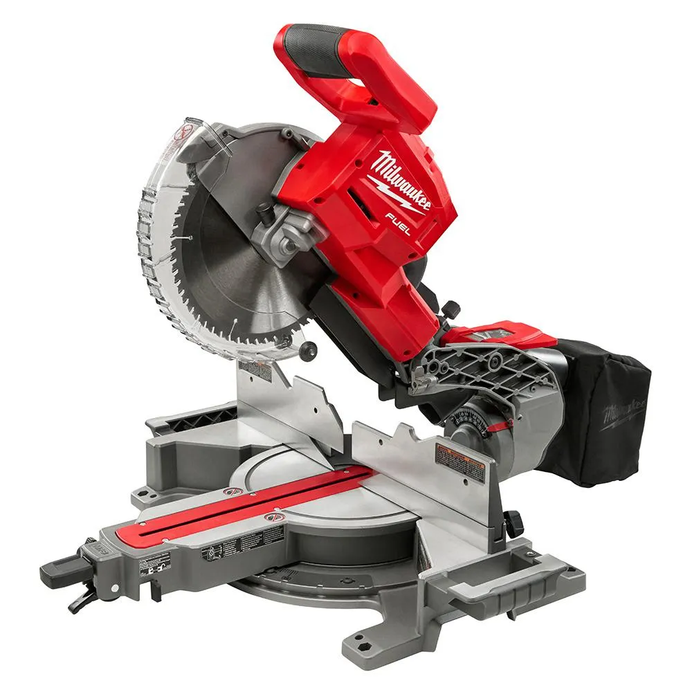 M18 FUEL 18-Volt Lithium-Ion Brushless Cordless 10 in. Dual Bevel Sliding Compound Miter Saw Kit W/(1) 9.0Ah Battery, photo 12 of 13