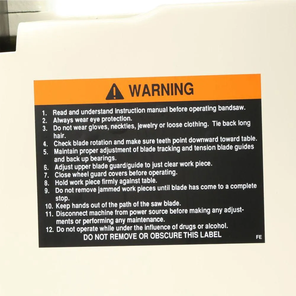 Jet 1 HP 14 in. Woodworking Vertical Band Saw with Closed Stand, 115/230-Volt, JWBS-14CS, photo 10 of 10
