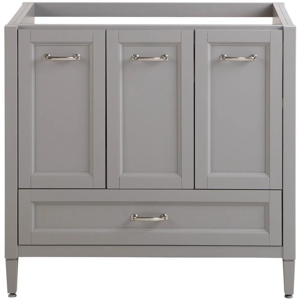Claxby 48 in. W x 34 in H x 22 in. D Bath Vanity Cabinet Only in Chocolate, photo 13 of 33