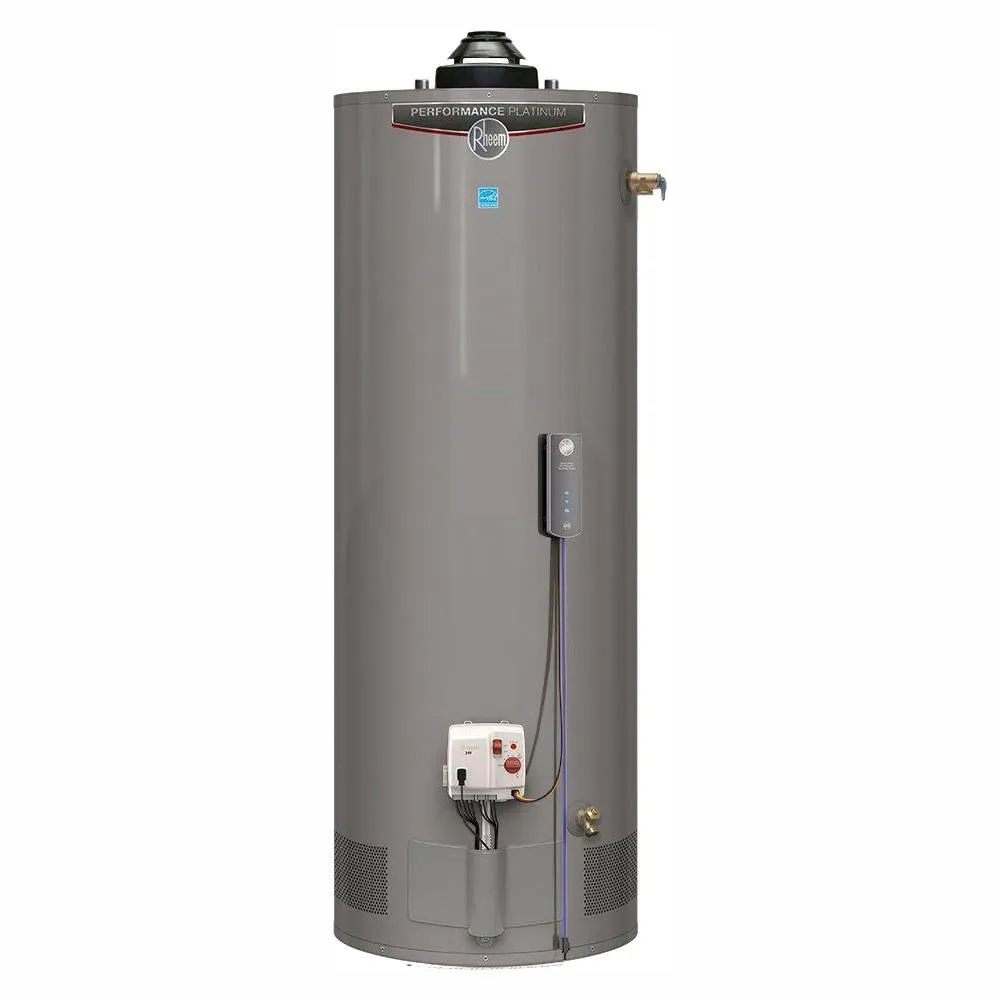 Performance Platinum 38 Gal. Tall 12 Year 40,000 BTU Natural Gas ENERGY STAR Tank Water Heater with WiFi Module Included, photo 7 of 8