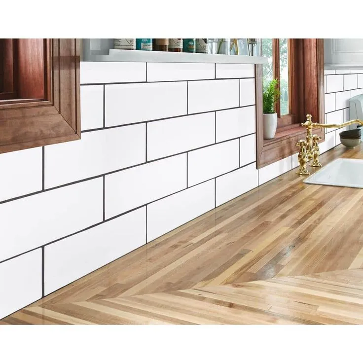 MSI City Bianco 4 in. x 12 in. Glossy Ceramic White Subway Tile (9.99 sq. ft./case), photo 5 of 6
