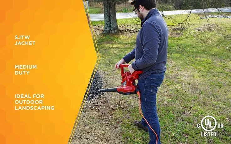 Woods 0267 16/3 Vinyl Outdoor Heavy Duty Extension Cord, Waterproof Flexible Vinyl Jacket, 3- Pronged, 25-Foot Extension Cord, 13 AMP, 1625, photo 4 of 5