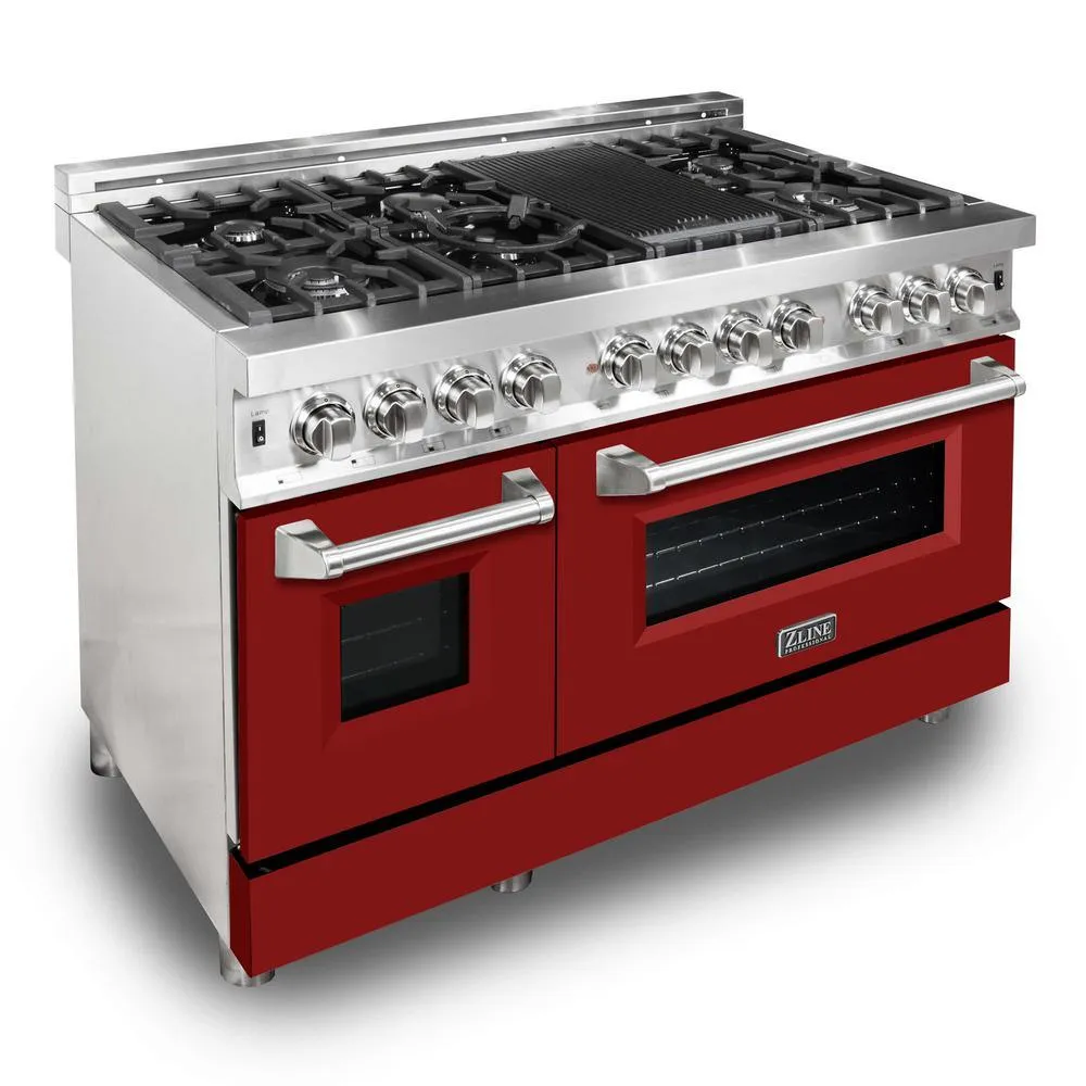 ZLINE 48 in. Professional Dual Fuel Range in Stainless Steel (RA48), photo 19 of 21