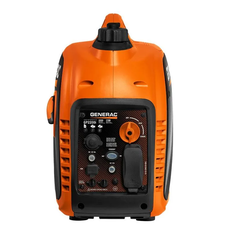Generac GP2200i - 2200-Watt Gasoline Powered Recoil Started Residential Portable Inverter Generator, photo 3 of 7