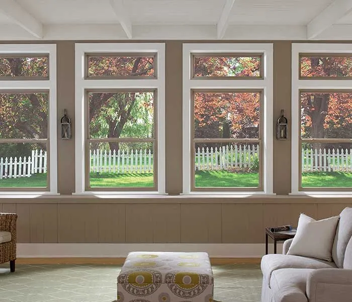 RELIABILT 150 Series New Construction 35-1/2-in x 47-1/2-in x 3-1/4-in Jamb White Vinyl Dual-pane Single Hung Window Half Screen Included, photo 4 of 7