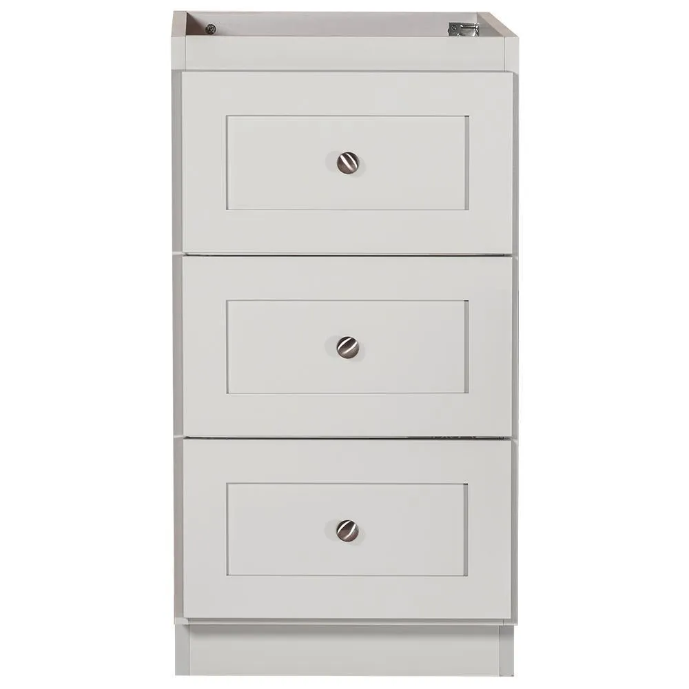 Shaker 42 in. W x 21 in. D x 34.5 in. H Vanity Cabinet Only in Natural Alder, photo 34 of 47