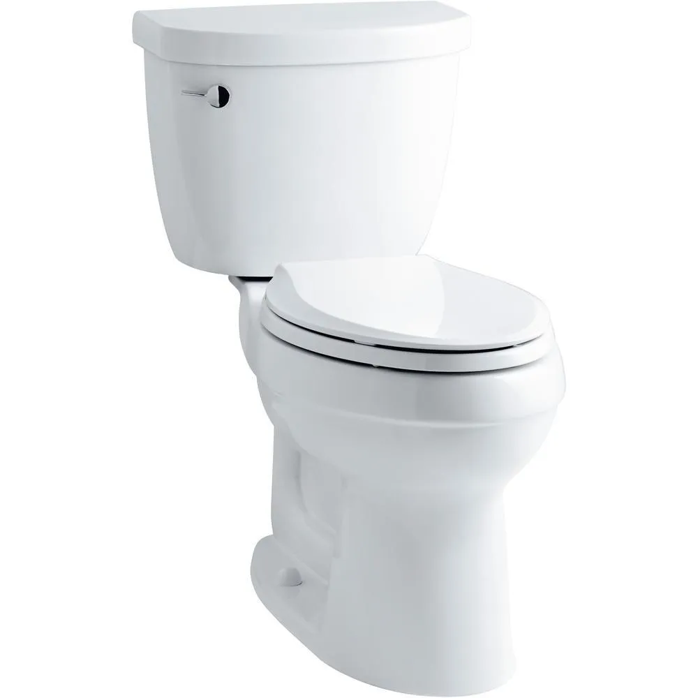 Cimarron Comfort Height 2-Piece 1.6 GPF Single Flush Elongated Toilet with AquaPiston Flushing Technology in White, photo 11 of 15