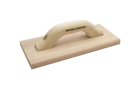 5 in wide · 12 in long Wood Hand Float, Smooth