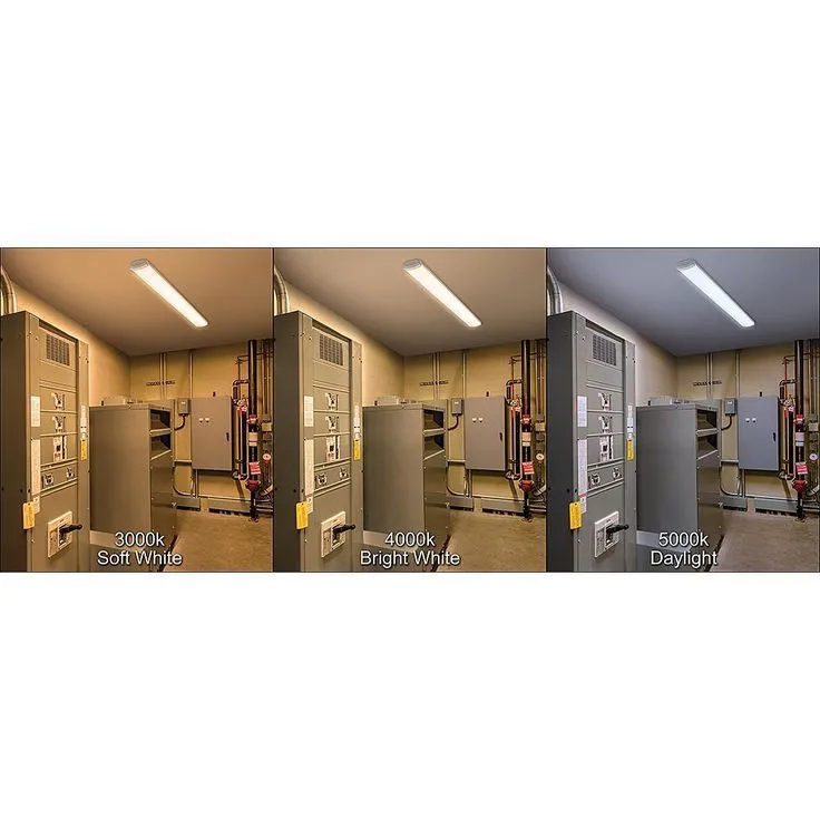 Low Profile 40 in. 2600 Lumens Integrated LED Dimmable White Wraparound Light 3 Color Changing Options Dimmable, photo 11 of 11