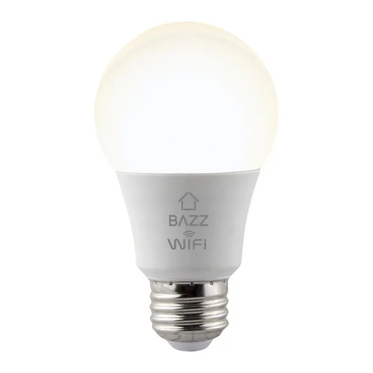 BAZZ Smart Home 60-Watt Equivalent A19 Dimmable Tunable RGB Smart Wi-Fi LED Light Bulb, photo 3 of 5