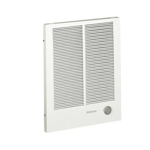 16-13/32 × 20-19/64 in 3,000-Watt High-Capacity Wall Heater in White